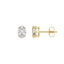 14K Yellow Gold, flat view